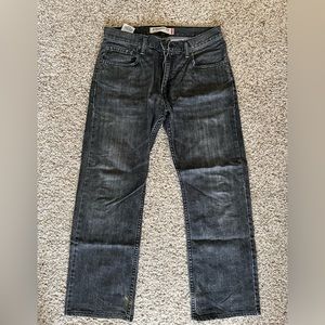 Men's Dark Gray Levi 505 Jeans - Size 32x30 - Straight Fit